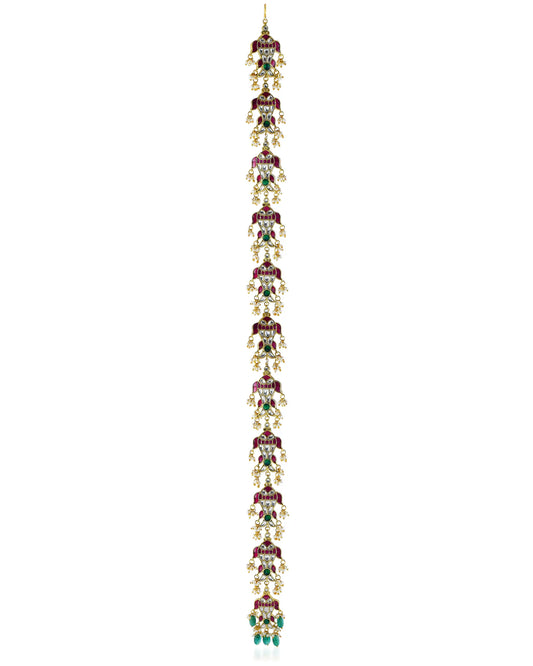 South Indian Bridal Braid Accessory Temple Hair Jewelry