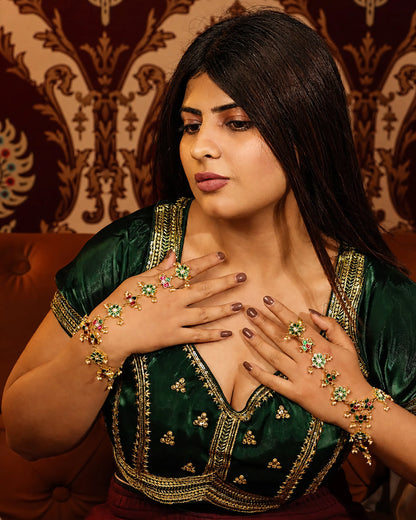 Wedding Hathphool Bracelet Ring