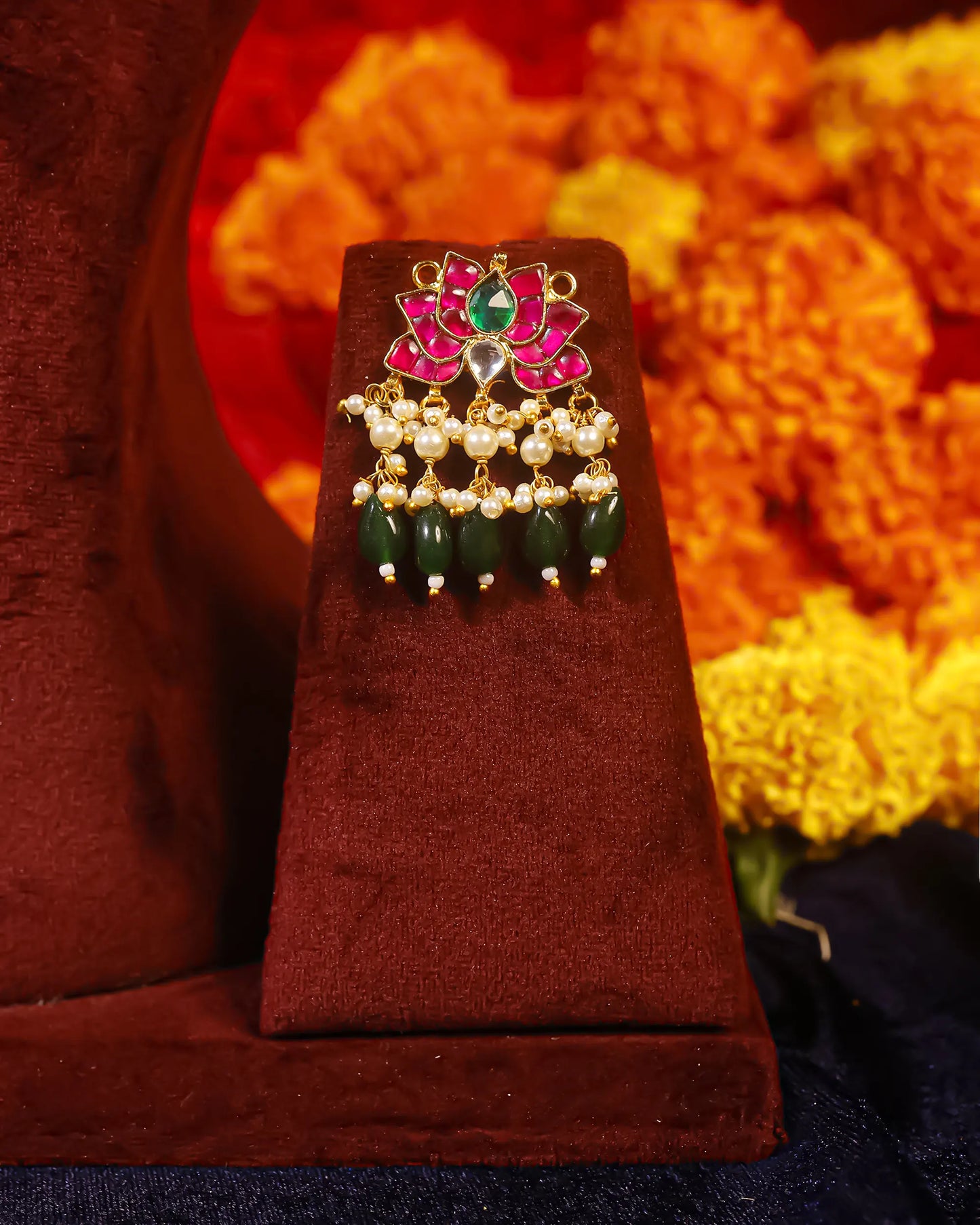 Kundan Choker Necklace Set, Green Beaded Bridal Jewelry, Pearl Meenakari Choker, Traditional Wedding Necklace, Ethnic Statement Jewelry