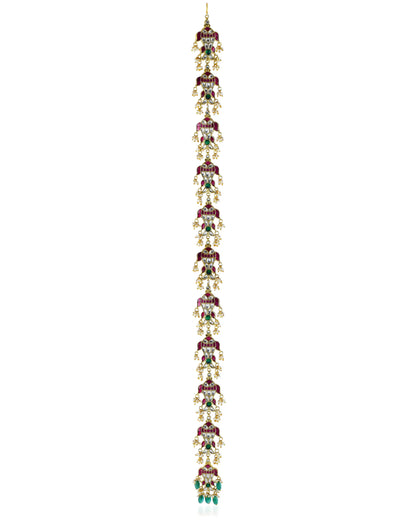 South Indian Bridal Braid Accessory Temple Hair Jewelry