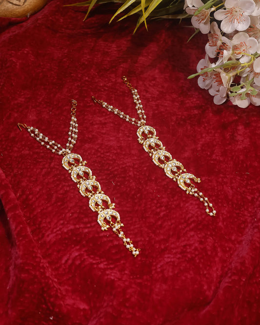 Kundan Hathphool Hand Harness Bridal Hand Chain Jewelry