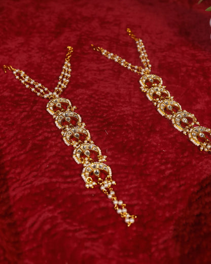 Kundan Hathphool Hand Harness Bridal Hand Chain Jewelry