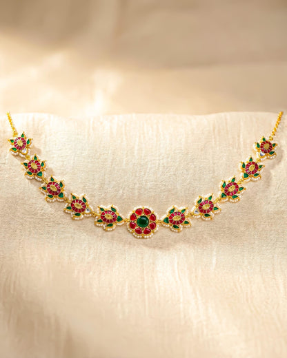 Bridal Kundan Matha Patti Headpiece, Pearl Floral Wedding Jewelry, Boho Forehead Chain