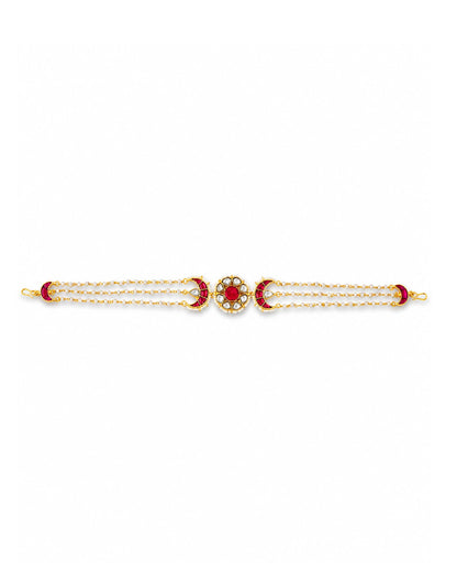 Kundan Sheeshpatti Matha Patti with Pearls, Bridal Head Jewelry, Indian Wedding Headpiece Jewelry