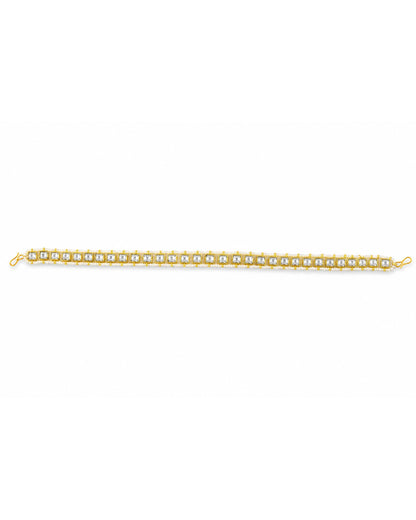 Handmade Gold-Plated Kundan Pearl Bridal Sheeshpatti Maang Tikka Headpiece Jewelry For Wife